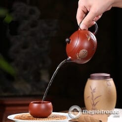 Ấm Tử Sa Tây Thi Song Sắc Đại Hồng Bào 200ml 7 am tu sa tay thi song sac chu ne 210ml-1084023091-2