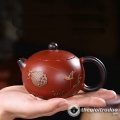 Ấm Tử Sa Tây Thi Song Sắc Đại Hồng Bào 200ml 6 am tu sa tay thi song sac chu ne 210ml-1084023091