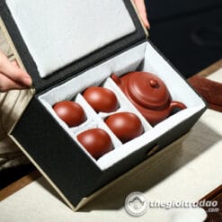 Bộ Ấm Trà Tử Sa Nghi Hưng Phỏng Cổ Đại Hồng Bào 270ml 5 bo am tra tu sa nghi hung phong co dai hong bao 270ml-