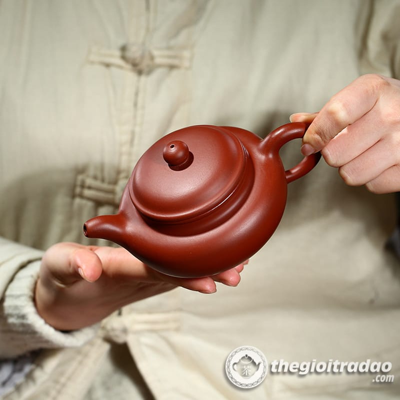 Bộ Ấm Trà Tử Sa Nghi Hưng Phỏng Cổ Đại Hồng Bào 270ml 17 bo am tra tu sa nghi hung phong co dai hong bao 270ml--13