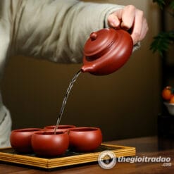 Bộ Ấm Trà Tử Sa Nghi Hưng Phỏng Cổ Đại Hồng Bào 270ml 6 bo am tra tu sa nghi hung phong co dai hong bao 270ml--2