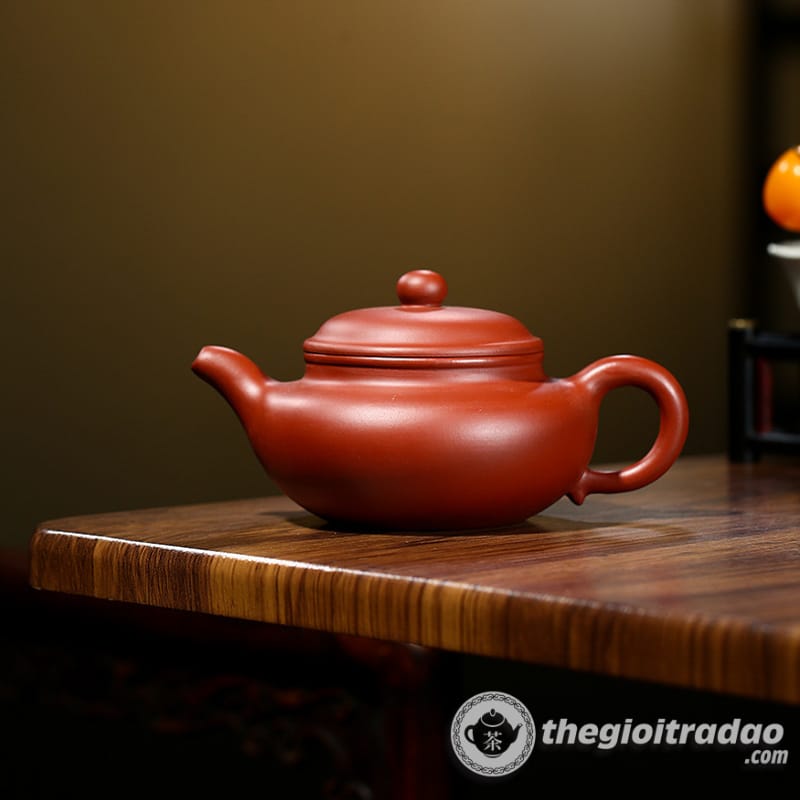 Bộ Ấm Trà Tử Sa Nghi Hưng Phỏng Cổ Đại Hồng Bào 270ml 11 bo am tra tu sa nghi hung phong co dai hong bao 270ml--7