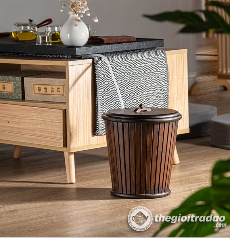 Thùng Đựng Bã Trà Và Nước Trà Bằng Tre Tiện Dụng 18 thung dung ba tra va nuoc tra bang tre tien dung--16
