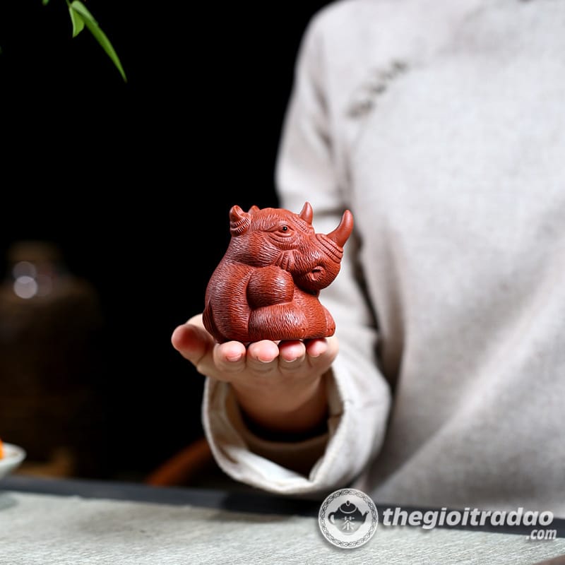 Tượng Tê Giác Trang Trí Bàn Trà, Pet Trà Đạo Đẹp 15 tuong te giac trang tri ban tra, pet trao dao dep-1014106016-12