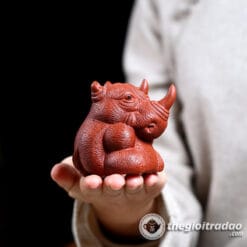 Tượng Tê Giác Trang Trí Bàn Trà, Pet Trà Đạo Đẹp 8 tuong te giac trang tri ban tra, pet trao dao dep-1014106016-3