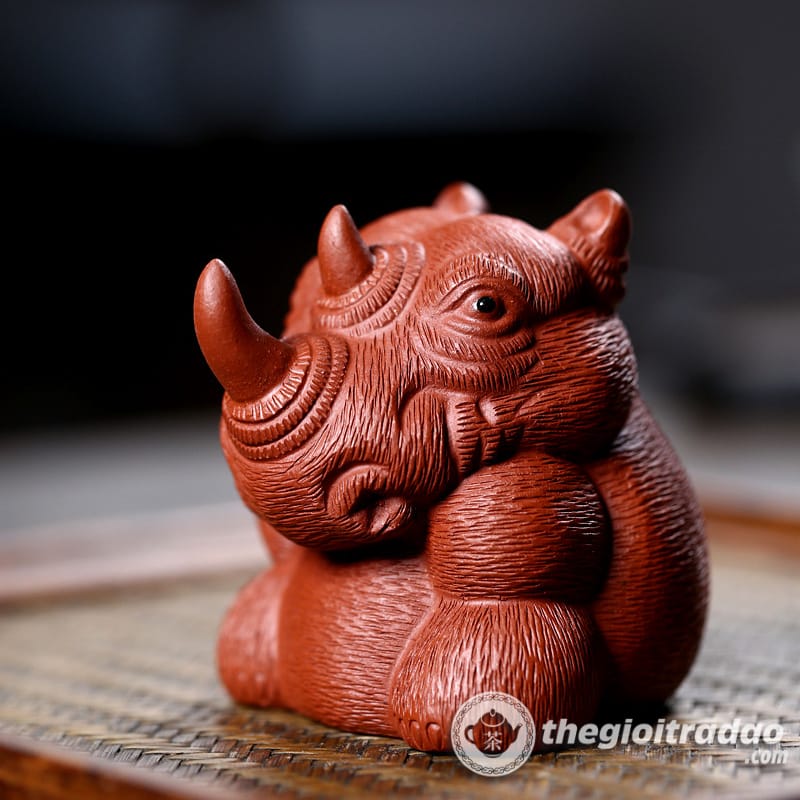 Tượng Tê Giác Trang Trí Bàn Trà, Pet Trà Đạo Đẹp 10 tuong te giac trang tri ban tra, pet trao dao dep-1014106016-7