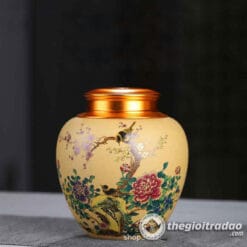 Hũ, Bình Đựng Trà Gốm Tử Sa Nghi Hưng Nắp Đồng 6 Hu dung tra tu sa nghi hung cao cap nap dong--10