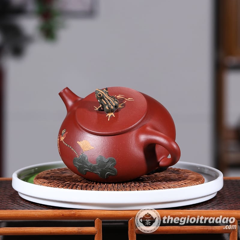 Bộ Ấm Tử Sa Thạch Biều Hà Đường Nguyệt Sắc Đại Hồng Bào 260ml 12 bo am tra tu sa thach bieu ha duong nguyet sac dai hong bao 260ml-1538360412-18