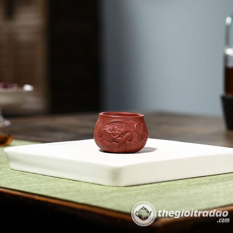 Chén Tử Sa Kim Thiềm Tảo Hồng Nê 80ml 8 chen tu sa kim thiem tao hong ne 80ml--6