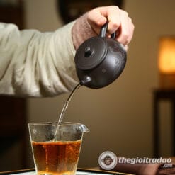 Ấm Tử Sa Thạch Biều Khổng Tước Hắc Chu Nê 220ml 8 am tu sa thach bieu khong tuoc hac chu ne 220ml--3