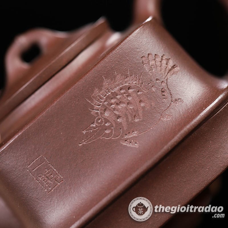 Ấm Tử Sa Tứ Phương Trúc Đoạn Tử Nê 220ml 15 am tu sa tu phuong truc doan tu ne 220ml--10