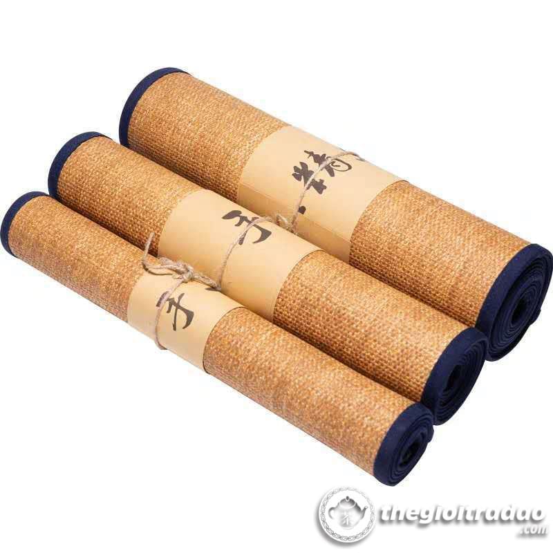 Chiếu Trải Bàn Trà, Tấm Lót Khay Trà, Bàn Trà 21 chieu trai ban tra, tam lot ban tra khong tham nuoc--5