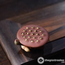 Gác Nắp Ấm Trà Đài Sen Gốm Tử Sa 7 gac nap am tra dai sen, trang tri ban tra dao-1002480019-2