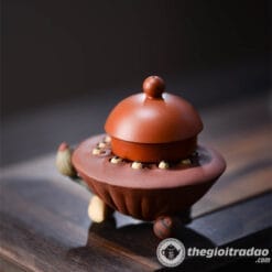 Gác Nắp Ấm Trà Đài Sen Gốm Tử Sa 5 gac nap am tra dai sen, trang tri ban tra dao-1002480019-3