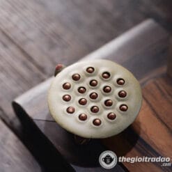 Gác Nắp Ấm Trà Đài Sen Gốm Tử Sa 6 gac nap am tra dai sen, trang tri ban tra dao-1002480019-6
