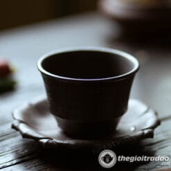 Thuyền Trà Dưỡng Ấm Tử Sa Liên Hoa, Đĩa Kê Ấm Chén Tử Sa 6 thuyen tra duong am tu sa lien hoa, dia ke am chen gom tu sa--3