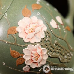 Ấm Tử Sa Mỹ Nhân Kiên Hoa Mẫu Đơn Đậu Thanh Nê 200ml 6 am tu sa my nhan kien dau thanh ne 200ml-