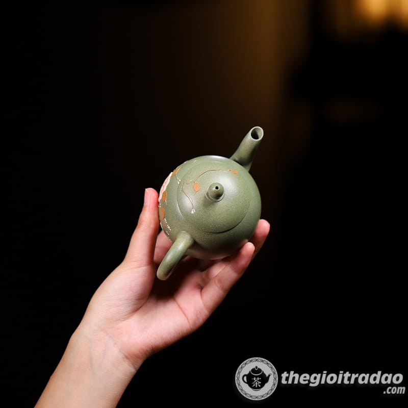 Ấm Tử Sa Mỹ Nhân Kiên Hoa Mẫu Đơn Đậu Thanh Nê 200ml 17 am tu sa my nhan kien dau thanh ne 200ml--12