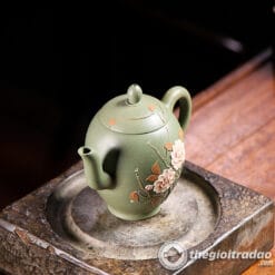 Ấm Tử Sa Mỹ Nhân Kiên Hoa Mẫu Đơn Đậu Thanh Nê 200ml 7 am tu sa my nhan kien dau thanh ne 200ml--2