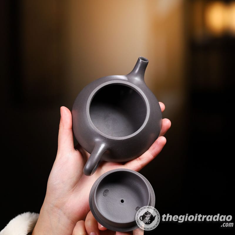 Ấm Tử Sa Thạch Biều Thiên Thanh Nê 230ml 16 am tu sa thach bieu thien thanh ne 230ml--11