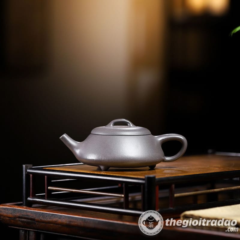 Ấm Tử Sa Thạch Biều Thiên Thanh Nê 230ml 10 am tu sa thach bieu thien thanh ne 230ml--5