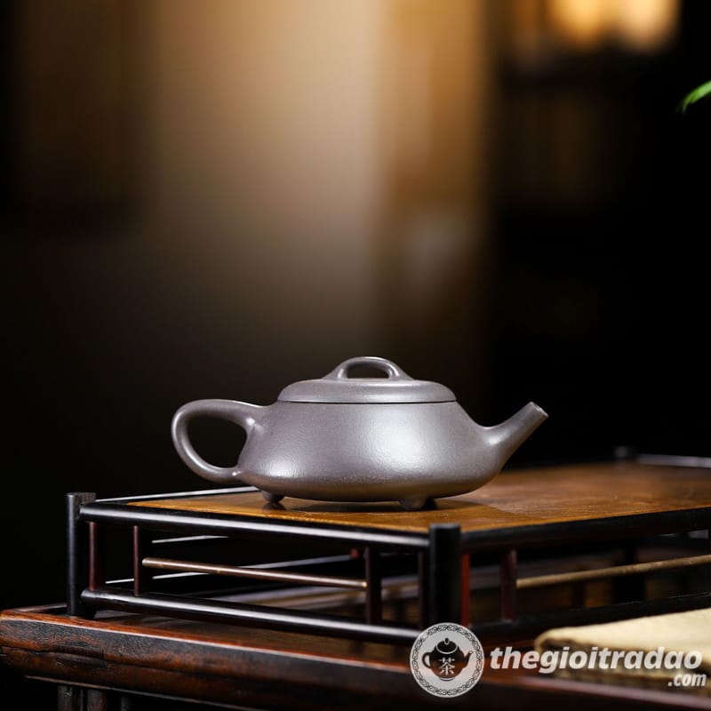 Ấm Tử Sa Thạch Biều Thiên Thanh Nê 230ml 11 am tu sa thach bieu thien thanh ne 230ml--6