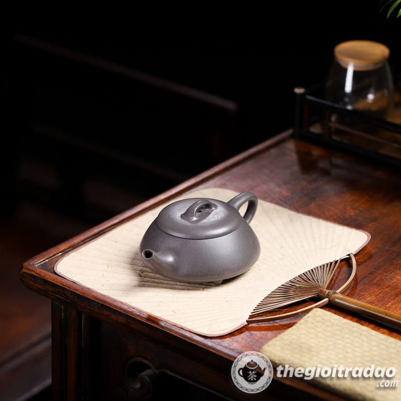 Ấm Tử Sa Thạch Biều Thiên Thanh Nê 230ml 12 am tu sa thach bieu thien thanh ne 230ml--7