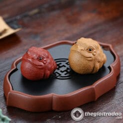 Cóc Thiềm Thừ Tử Sa Trang Trí Bàn Trà Đạo, Đồ Chơi Bàn Trà 6 Trang Trí Bàn Trà, Pet Trà Đạo Đẹp