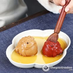 Cóc Thiềm Thừ Tử Sa Trang Trí Bàn Trà Đạo, Đồ Chơi Bàn Trà 7 coc thiem thu tu sa trang tri ban tra dao, do choi ban tra--7