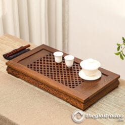 Khay Trà Gỗ Mun Đuôi Công, Gỗ Tự Nhiên Cao Cấp 5 khay tra go mun duoi cong, go tu nhien cao cap--4