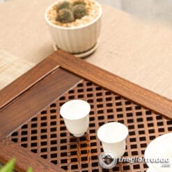 Khay Trà Gỗ Mun Đuôi Công, Gỗ Tự Nhiên Cao Cấp 6 khay tra go mun duoi cong, go tu nhien cao cap--8