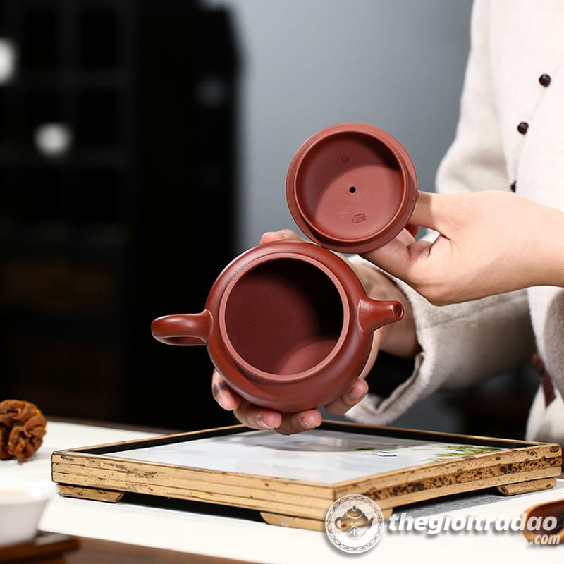 Bộ Ấm Trà Tử Sa Đức Chung Đại Hồng Bào 230ml 16 bo am tra tu sa duc chung dai hong bao 230ml--16