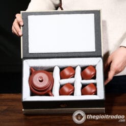 Bộ Ấm Trà Tử Sa Đức Chung Đại Hồng Bào 230ml 7 bo am tra tu sa duc chung dai hong bao 230ml--7