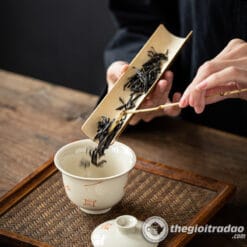 Bộ Cung Nhãn Trà Bằng Tre, Bộ Dụng Cụ Pha Trà Đạo 7 Bo cung nhan tra bang tre tu nhien, bo dung cu pha tra dao-