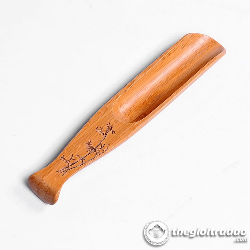 Muỗng Xúc Trà Bằng Tre Khắc Họa Tiết, Dụng Cụ Trà Đạo 16 Muong xuc tra bang tre khac hoa tiet, dung cu tra dao-1217935314