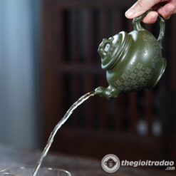 Ấm Tử Sa Nghi Hưng Báo Xuân Lục Nê 350ml 8 am tu sa bao xuan luc ne 350ml--13