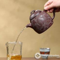 Ấm Tử Sa Long Tần Quyền Cô Đồng Nê 400ml 7 am tu sa long tan quyen co dong ne 400ml--4