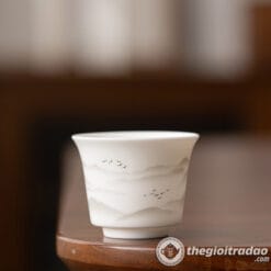 Chén Uống Trà Sứ Cảnh Đức Họa Tiết Thủy Mặc 70ml 7 chen uong tra su canh duc hoa tiet thuy mac 70ml--11