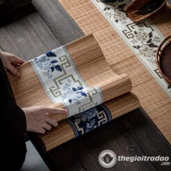 Chiếu Trải Bàn Trà Bằng Tre, Bền Đẹp Giá Rẻ 6 chieu trai ban tra bang tre ben dep gia re-