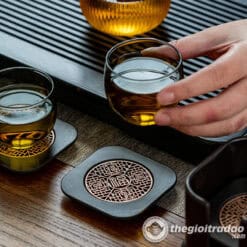 Bộ 6 Chiếc Đế Lót Chén Trà, Ly Trà Bền Đẹp 6 Bo 6 chiec de lot chen tra, ly tra ben dep--4