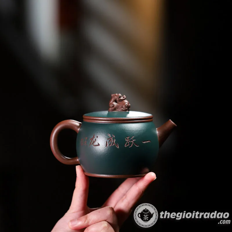 Ấm Tử Sa Nghi Hưng Long Ngõa Tử Nê 280ml 15 am tu sa nghi hung long ngoa tu ne 280ml--13