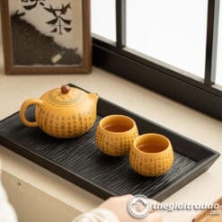 Bộ Ấm Trà Tử Sa Tây Thi Bách Phúc Đoạn Nê 200ml 6 bo am tra tay thi bach phuc doan ne 200ml--6