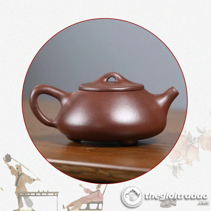 Bộ Ấm Trà Tử Sa Thạch Biều Tử Nê 240ml 12 bo am tu sa nghi hung thach bieu tu ne 240ml--5