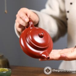 Bộ Ấm Trà Tử Sa Phỏng Cổ Đại Hồng Bào 250ml 6 bo am tu sa phong co dai hong bao 250ml--2