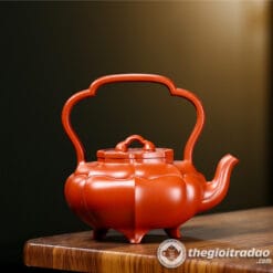 Ấm Tử Sa Như Ý Đề Lương Nguyên Khoáng Chu Nê 330ml 6 am tu sa nhu y de luong nguyen khoang chu ne 330ml--2