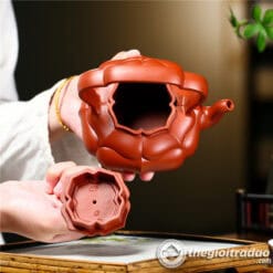 Ấm Tử Sa Như Ý Đề Lương Nguyên Khoáng Chu Nê 330ml 7 am tu sa nhu y de luong nguyen khoang chu ne 330ml--3