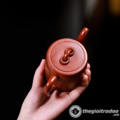 Ấm Tử Sa Song Hoàn Khắc Hổ Đại Hồng Bào 260ml 5 am tu sa song hoan khac ho dai hong bao 260ml--3