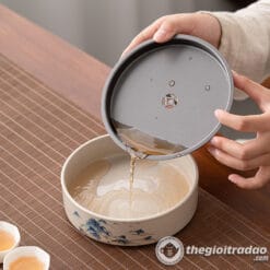 Thuyền Trà, Khay Trà Gốm Sứ Có Khoang Chứa Nước 7 thuyen tra, khay tra duong am gom su co khoang chua nuoc--3