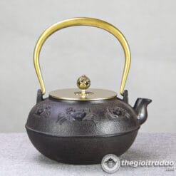 Bộ Bếp Điện Ấm Gang Tetsubin Quai Đồng Đun Nước Pha Trà 5 Bo bep dien am gang tetsubin quai dong dun nuoc pha tra--2