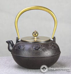 Bộ Bếp Điện Ấm Gang Tetsubin Quai Đồng Đun Nước Pha Trà 7 Bo bep dien am gang tetsubin quai dong dun nuoc pha tra--4